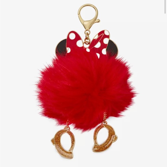 Disney Accessories - Disney Minnie Mouse Pom Pom Flair Bag Charm
